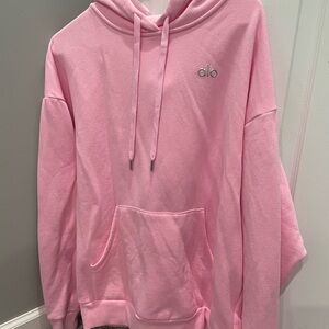 ALO Yoga Light Pink Hoodie